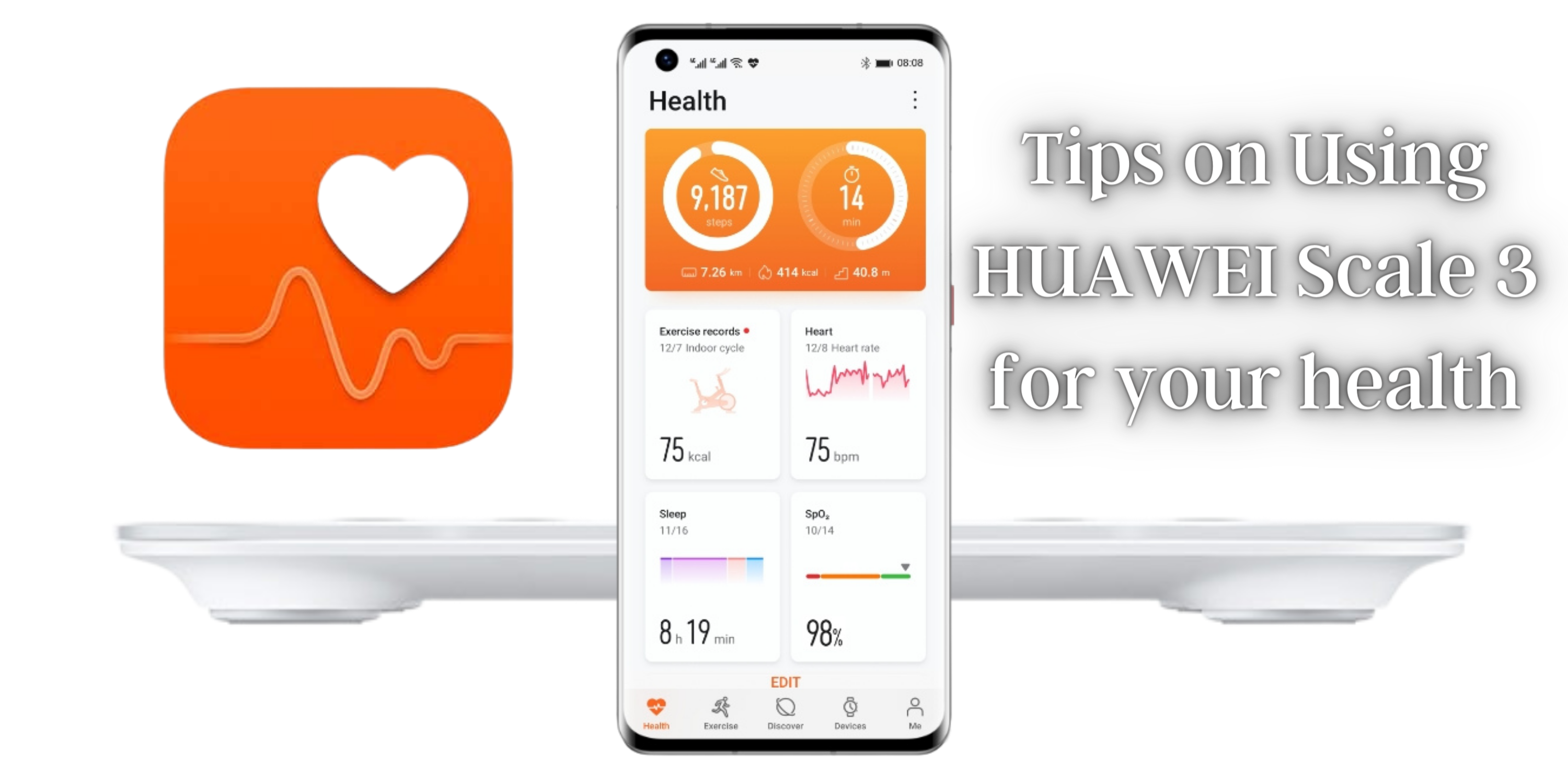 Tips on Using HUAWEI Scale 3 for your health